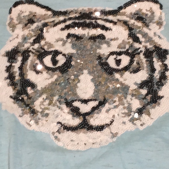 Justice Half Sleeve Tiger Top - Picture 2 of 6